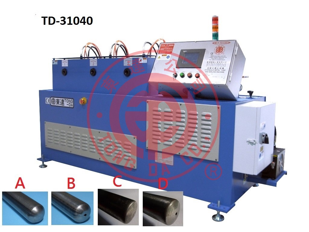 TD-31040-PATENT-gas spring cylinder closing machine,Tube End Closing Machine-(FOR GAS SPRING) 2