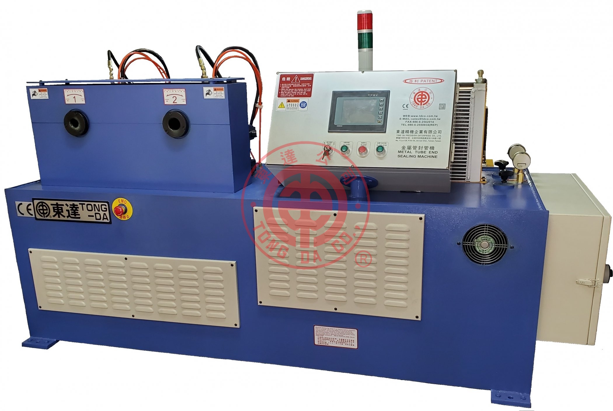 TD-351Hydraulic Metal Tube Sealing Machine -2 station